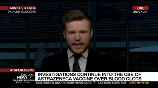 Update on investigation into use of AstraZeneca vaccine: Stuart Smith