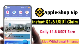 Apple Inc | The latest USDT income website in 2023 | Money-making platform in 2023 |