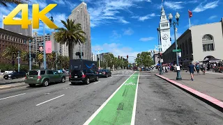 4k | Cycling: San Francisco Embarcadero