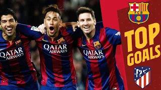 🔥⚽ TOP GOALS vs ATLETICO MADRID at SPOTIFY CAMP NOU (S.XXI)