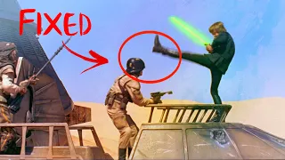 Luke's Kick from Return of the Jedi | Goof Fix