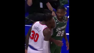 A closer look at that Julius Randle poster on Isaiah Stewart 👀