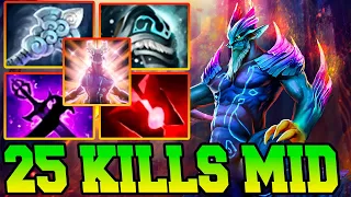 Leshrac Dota 2 Mid With 25 Kills - Best Pro Gameplay Carry Support Build Guide 7.34