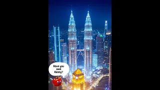 The Petronas Towers go up! #shorts