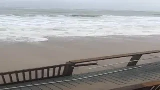 Video from Wabasso Beach, Florida ahead of Tropical Storm Nicole