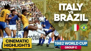 Italy 3-2 Brazil | 1982 World Cup Group C Match | Highlights & Best Moments