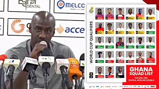 Black Stars Coach Otto Addo Names 26-man Squad For World Cup Qualifiers, No Dede Ayew, New Players🇬🇭