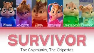 The Chipmunks, The Chipettes – Survivor [Color Coded Lyrics]