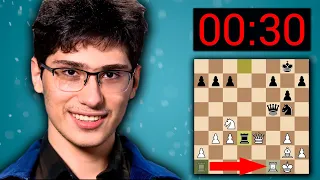 Alireza Firouzja Beats Magnus Carlsen With Giving Time Odds | 30sec vs 1min