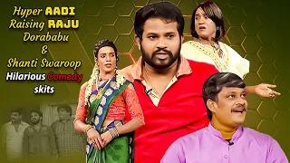 Hyper Aadi, Dorababu,Shanti Swaroop & Raising Raju Hilarious Comedy Skits | Jabardasth | ETV Telugu