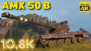 World of Tanks 7 Kills 10,8k damage AMX 50 B | 4K Video | - My battle My rules