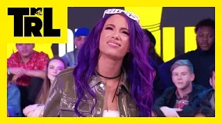 Desiigner Slid Into Justina Valentine's DMs & Sasha Banks Farts | Sink or Spill | TRL