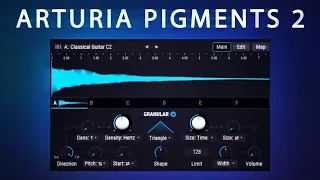 Making Music with Arturia's Pigments 2 (granular synthesis)