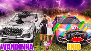 CARRO DA WANDINHA VS CARRO DA ENID!! (DESAFIO DO MELHOR CARRO)