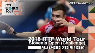 2016 Slovenia Open Highlights: Lee Sangsu vs Quentin Robinot (R32)