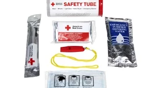 American Red Cross Safety Tube, and making a cheap kit