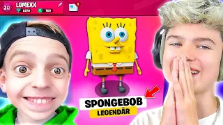 Ich PRANKE kleinen JUNGEN mit SPONGEBOB SKIN... 👶🤣 (ER RASTET AUS) in Stumble Guys