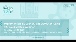 T20 Webinar: Implementing SDGs in a Post COVID-19 World