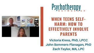 When Teens Self-Harm: How to Effectively Involve Parents