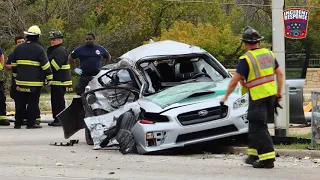 High-velocity vehicle crash in Milwaukee on October 6, 2021