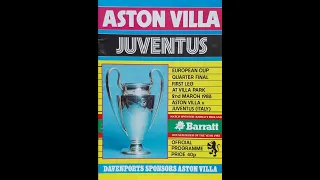 Aston Villa 1 Juventus 2 - European Cup Qtr Final - 1st Leg 2nd March 1983