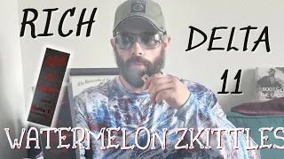 Rich Delta 11 !!! Watermelon Zkittlez strain review!! Strongest tested product so far!!!!!