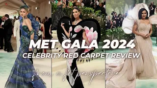 Met Gala 2024 celebrity red Capet reviews from a fit perspective