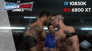 WWE Smackdown Vs Raw 2007 | Xenia Canary Xbox 360 Emulator | VULKAN | i9 10850K | RX 6800 XT