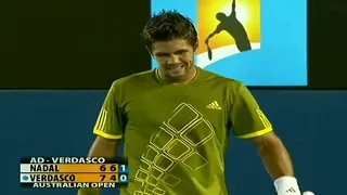 R.Nadal vs F.Verdasco (Highlights) Australian Open 2009 SF [HD]