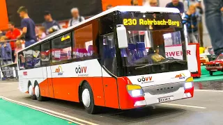 INSANE RC TRUCKS, RC BUS, RC MACHINES IN ACTION!! GREAT RC MODEL COLLECTION, REMOTE CONTROL TRUCKS