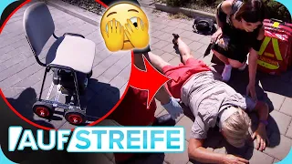 Rasender Rasenmäher 😳 Rentnerin wurde damit nicht ernsthaft umgefahren?! | Auf Streife | SAT.1