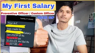 My First Salary | Salary of Inspector from SSC CGL 💰😍