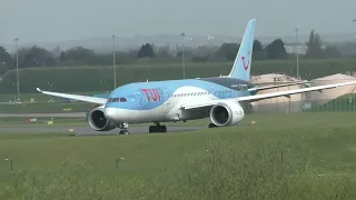 2x TUI Dreamliner's departing Birmingham Airport  G-TUIF and G-TUIO