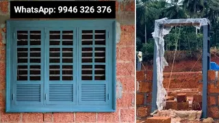 TATA GI Steel Window Frame Manufacturer In Kerala | Steel Windows and Doors Designs