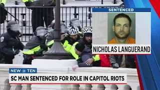 South Carolina man sentenced for part in Capitol riot