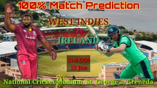 3rd ODI - WEST INDIES v IRELAND - St. George's, Grenada