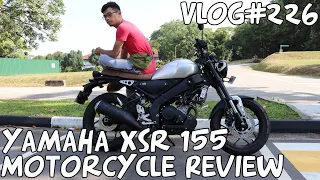 Vlog#226 Yamaha XSR 155 Motorcycle Review Singapore