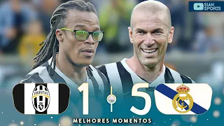 AOS 50 ANOS ZIDANE VESTIU A CAMISA DA JUVENTUS E DO REAL MADRID, MARCOU GOL EM UMA PARTIDA HISTÓRICA