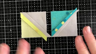 How to sew together Half-Square Triangle units without losing points!