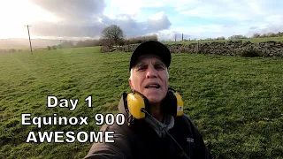 Minelab Equinox 900 Detector Target ID NUMBERS & metal Detecting For The First Time