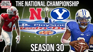 THE NATIONAL CHAMPIONSHIP - BYU | NCAA FOOTBALL 24 | Season 30 | EP. 340