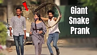 Giant Fake Snake Prank (Part-02) | Funny Reactions | LahoriFied