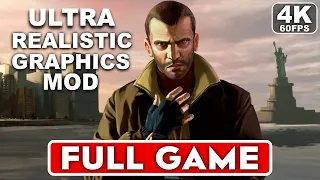 GTA 4 Gameplay Walkthrough Part 1 FULL GAME [4K 60FPS PC ULTRA] - No Commentary