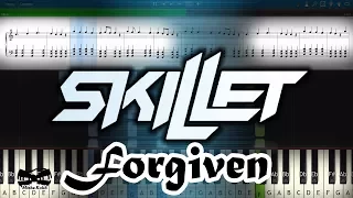 Skillet - Forgiven [Piano Tutorial | Sheets | MIDI] Synthesia