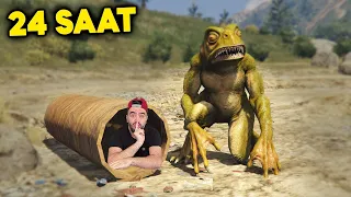 MONSTER KURBAĞA BENI 24 SAAT TAKIP ETTI - GTA 5 MODS