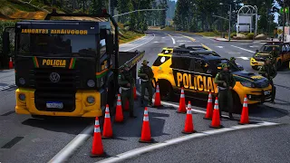 PRESO em FLAGRANTE pela RODOVIÁRIA ESTADUAL / BPRE  PMCE | GTA 5 POLICIAL