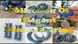 DIY ELEGANT DENIM EARRING