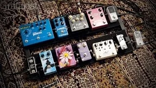 Simon McBride talks and plays through his pedalboard