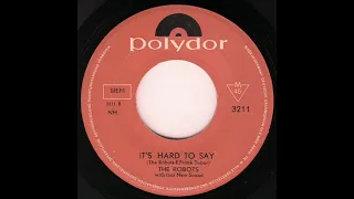 Robots - It's Hard To Say