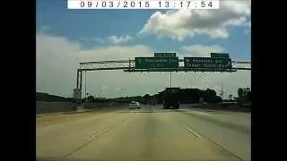 Police Officer Stops All Interstate Traffic